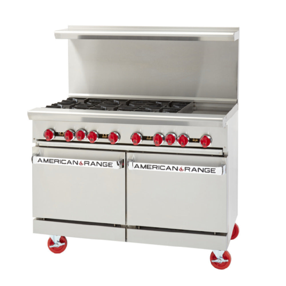 American Range ARGF-8_NAT Green Flame Range Gas 48"