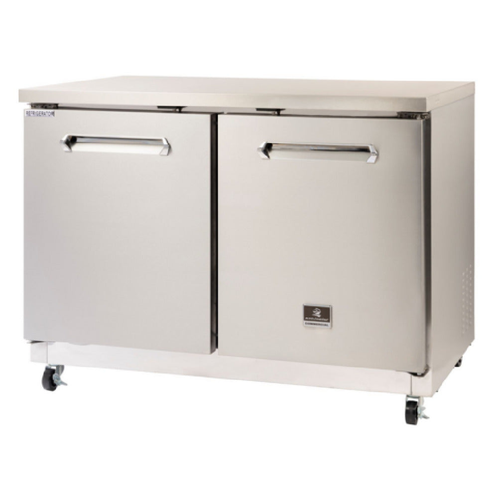 Kelvinator KCHUC48F-32 (738336) 2-solid Hinged Door Undercounter Freezer