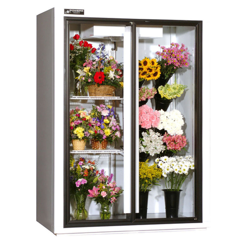 Powers Equipment FR52LGD Floral Cooler Two-section 52"W