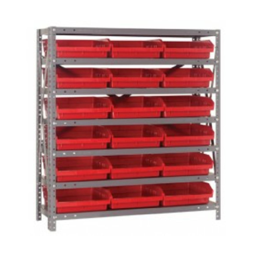 Quantum 1239-109_BLACK - Shelving Unit, 12"D X 36"L X 39"H, Heavy Duty