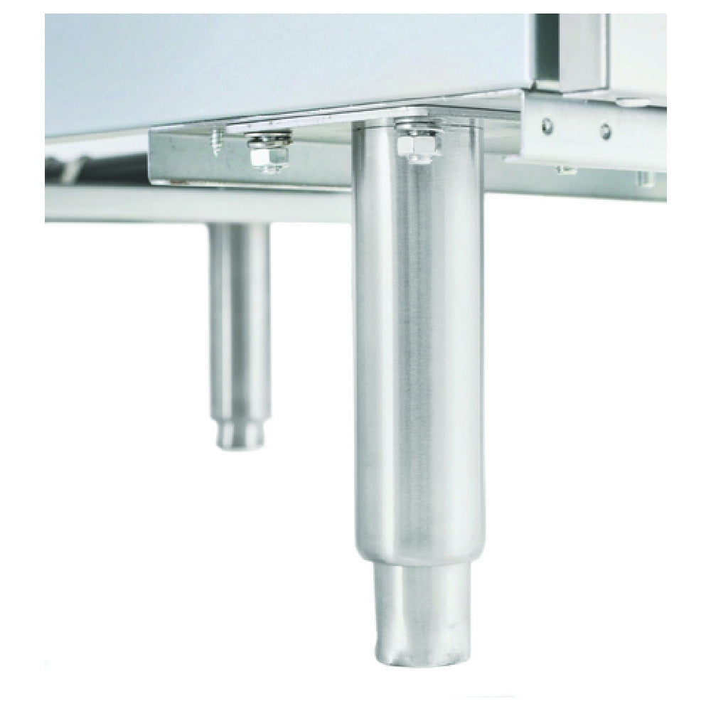 Hubert 46778 - Kratos Replacement Leg, Adjusts Up To 6" High, Stainless Steel