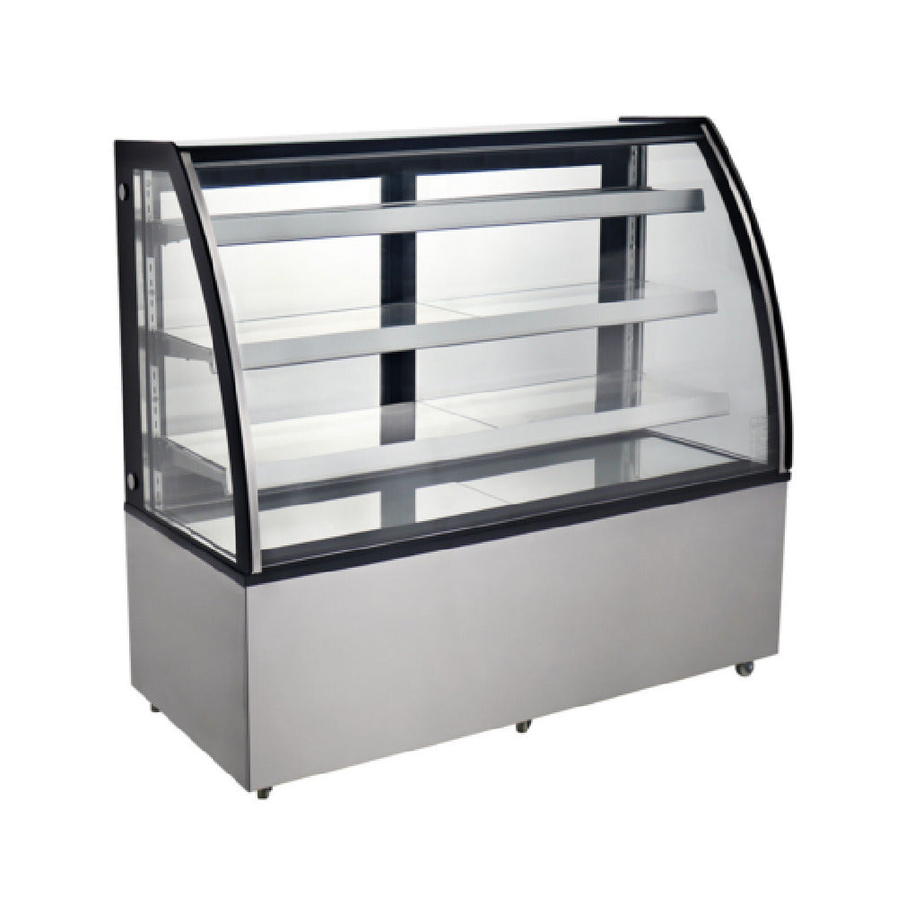 Omcan 44503 (RS-CN-0471) Refrigerated Floor Showcase 60" 18.89 Cu. Ft. Capaicty