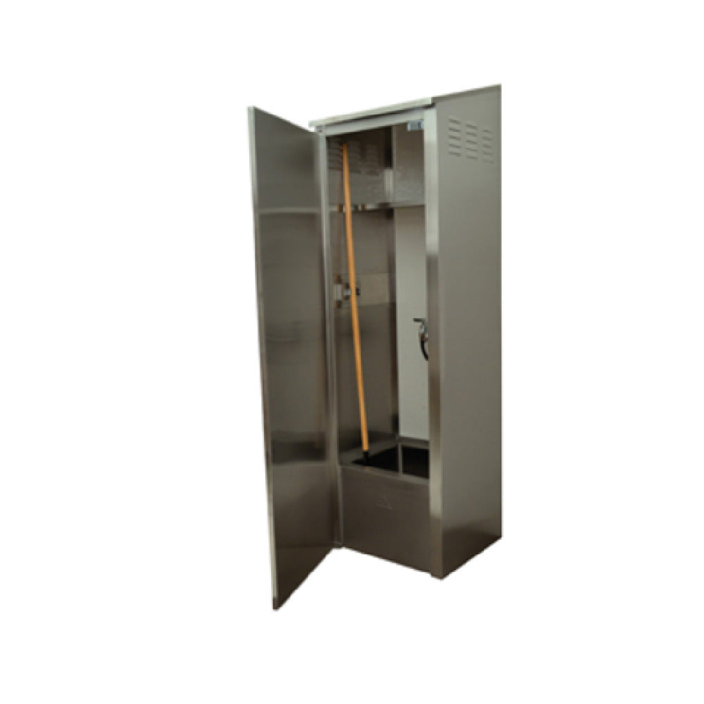 Advance Tabco 9-OPC-84-300 Cabinet With Mop Sink 25-3/16"W X 22-3/4"D X 84"H Mop Sink Base With Drain (bowl 16” X 20” X 12”)