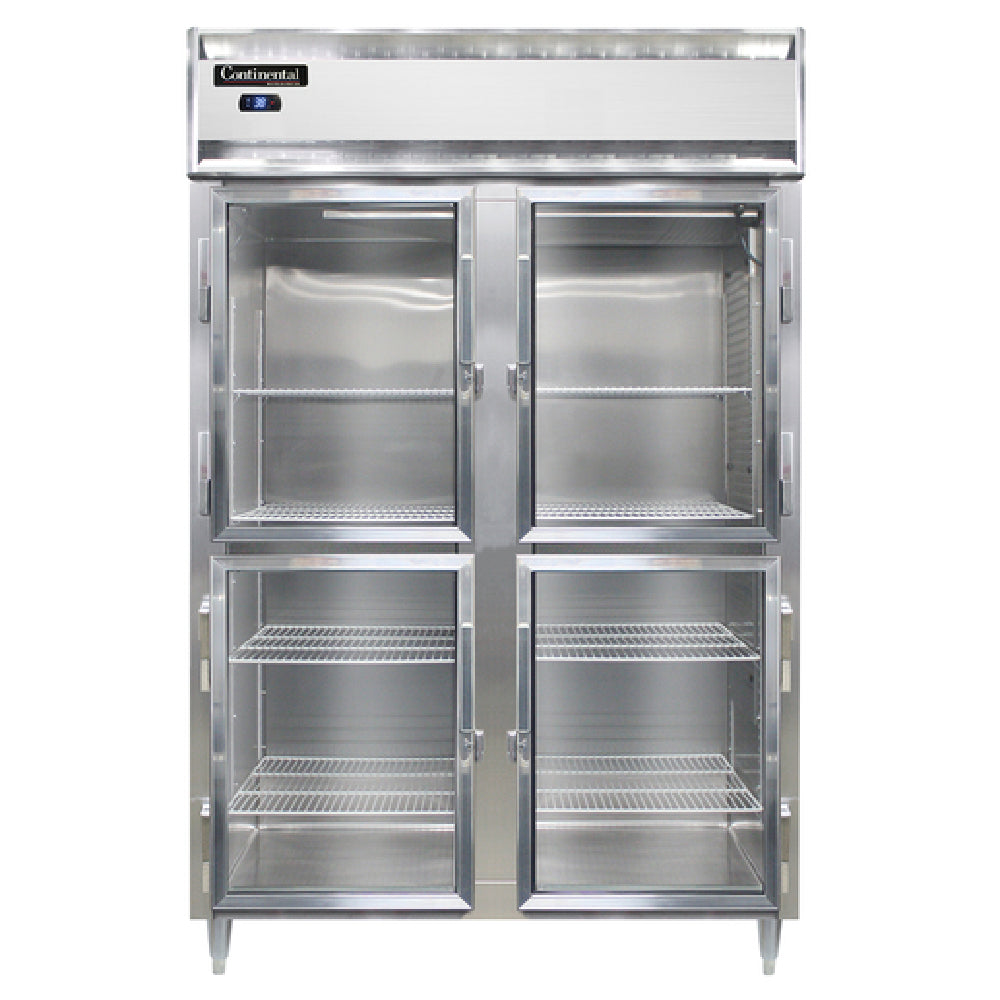 Continental Refrigerator D2RSNSSGDHD Designer Line Refrigerator Reach-in Two-section