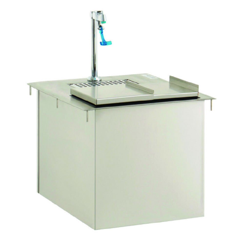 Hubert 64110 - Kratos Stainless Steel Water Station With Ice Bin And Glass Filler
