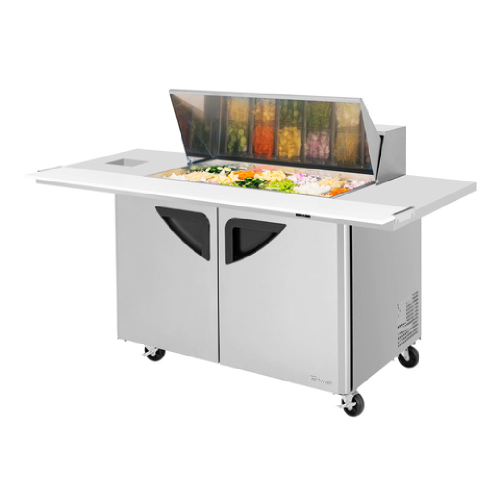 Turbo Air TST-48SD-18-E-SVC-N Super Deluxe Sandwich/Salad Mega Top Unit Extended Countertop