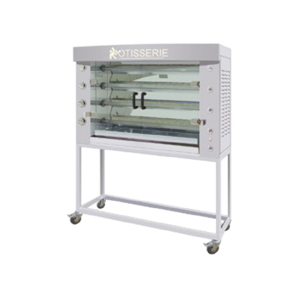 Rotisol FB1400-4G-SS_LP FlamBoyant Infrared Rotisserie Oven Gas Countertop