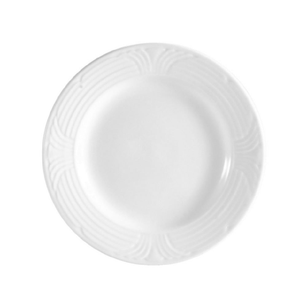 CAC China CRO-7 Corona Plate 7-1/2" Dia. X 3/4"H Round