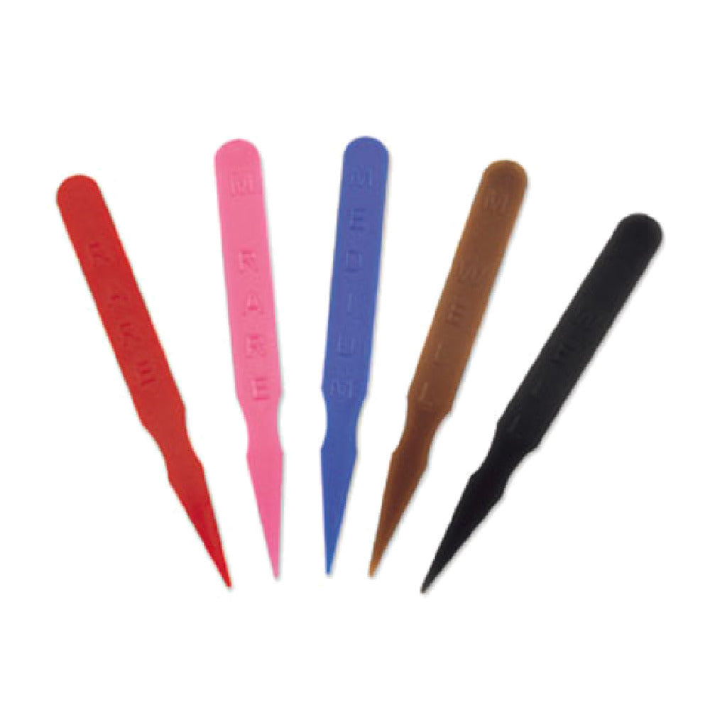 Alegacy Foodservice Products SM6M Steak Marker Medium Blue Plastic (1000 Per Box)