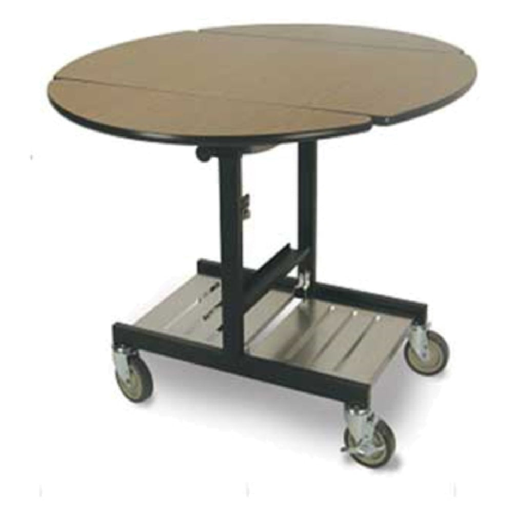 Lakeside 74420 Classic Series Room Service Table Oval Bi-fold