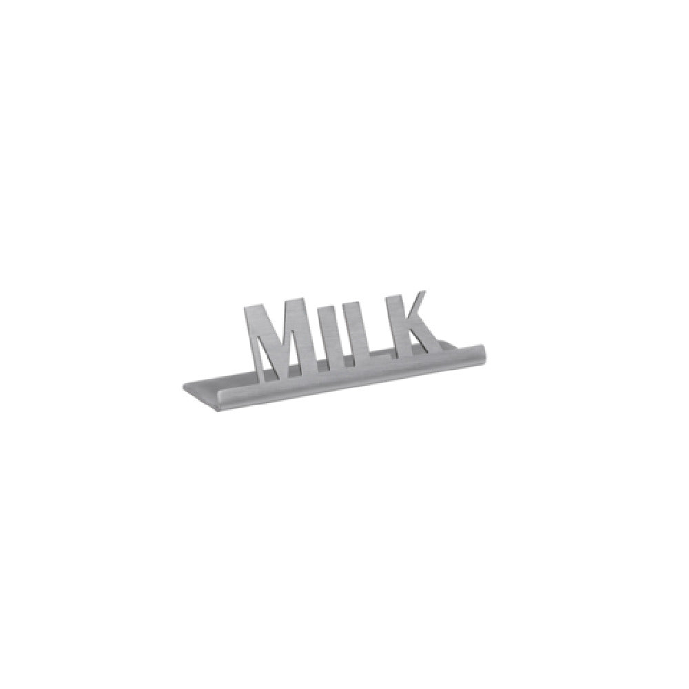 Service Ideas 1C-ST-MILK-SIGN Table Sign "Milk" 1"H X 3-1/2"W