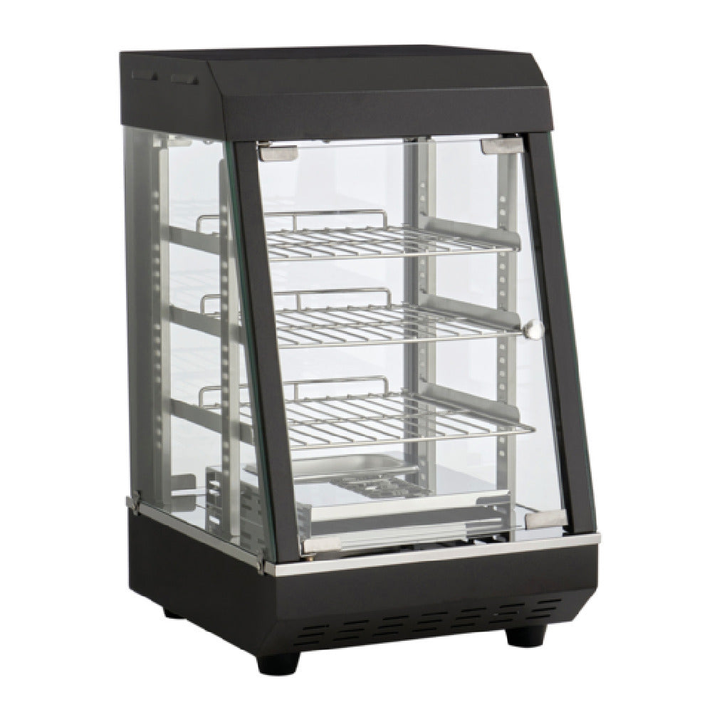 Hubert 79564 - Kratos® Hot Food Merchandiser, 16"W X 19"D X 25 2/5"H, Thermostatic Control With Adjustable Temperature Range From 85°F To 185°F