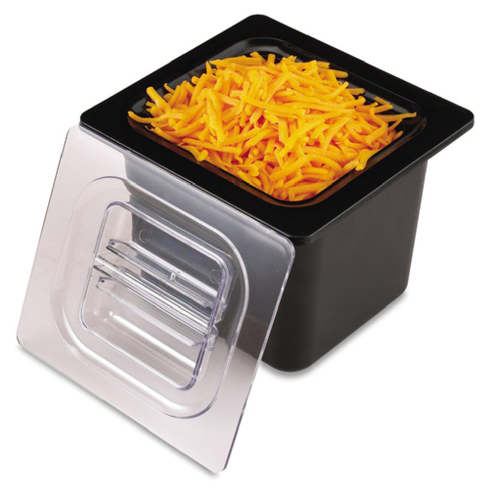 San Jamar CI7001BK Chill-It™ Food Pan 1/6 Size 6" Deep