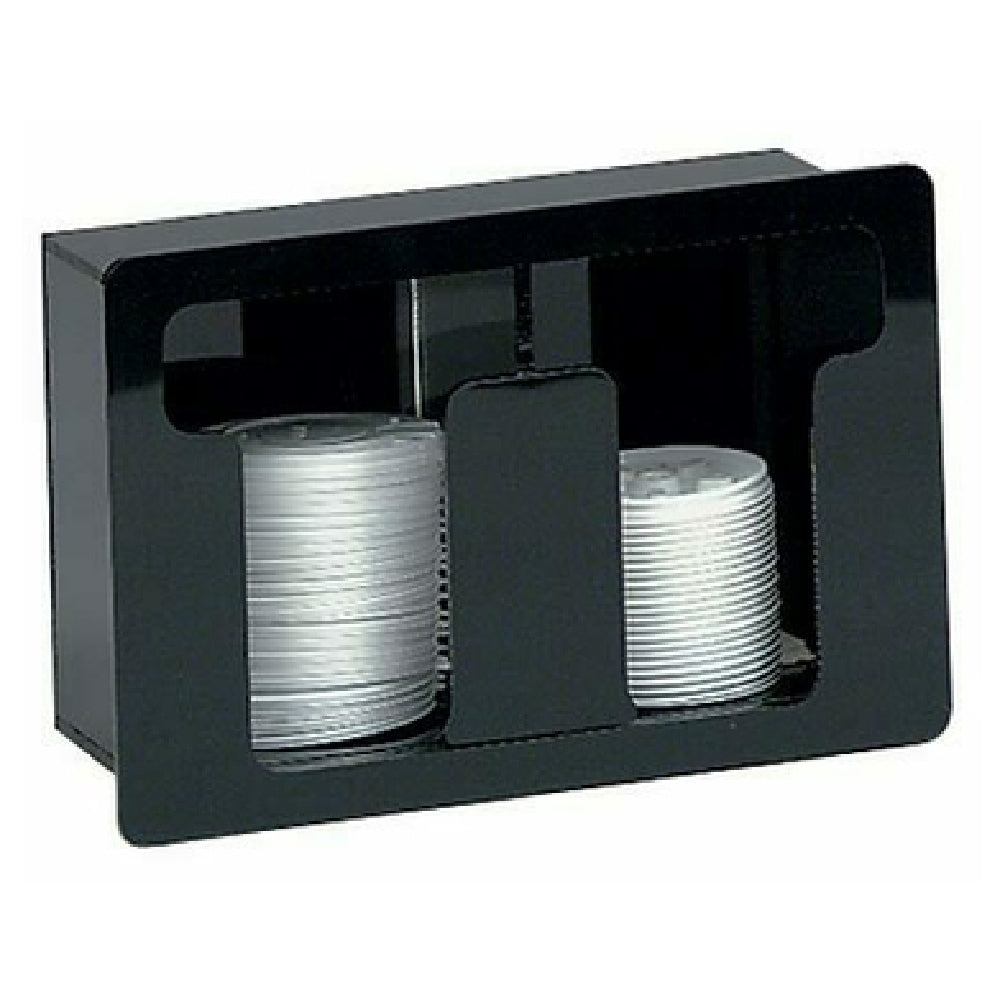 Dispense-Rite FML-2 - Lid Dispenser, Built-in, 2 Section