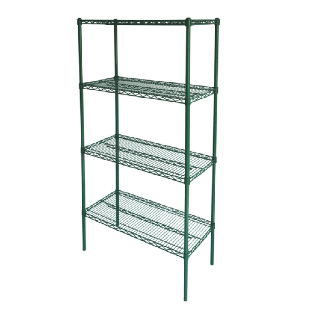 CAC China AEWS-1848S Wire Shelving Set 48"L X 18"W X 72"H Heavy Duty