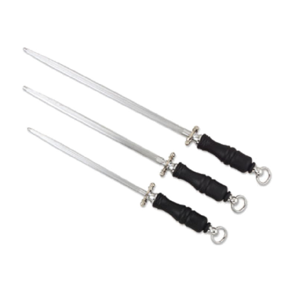 Alegacy Foodservice Products PC12010 Butcher Steel 10" Blade Magnetized Fine Cut