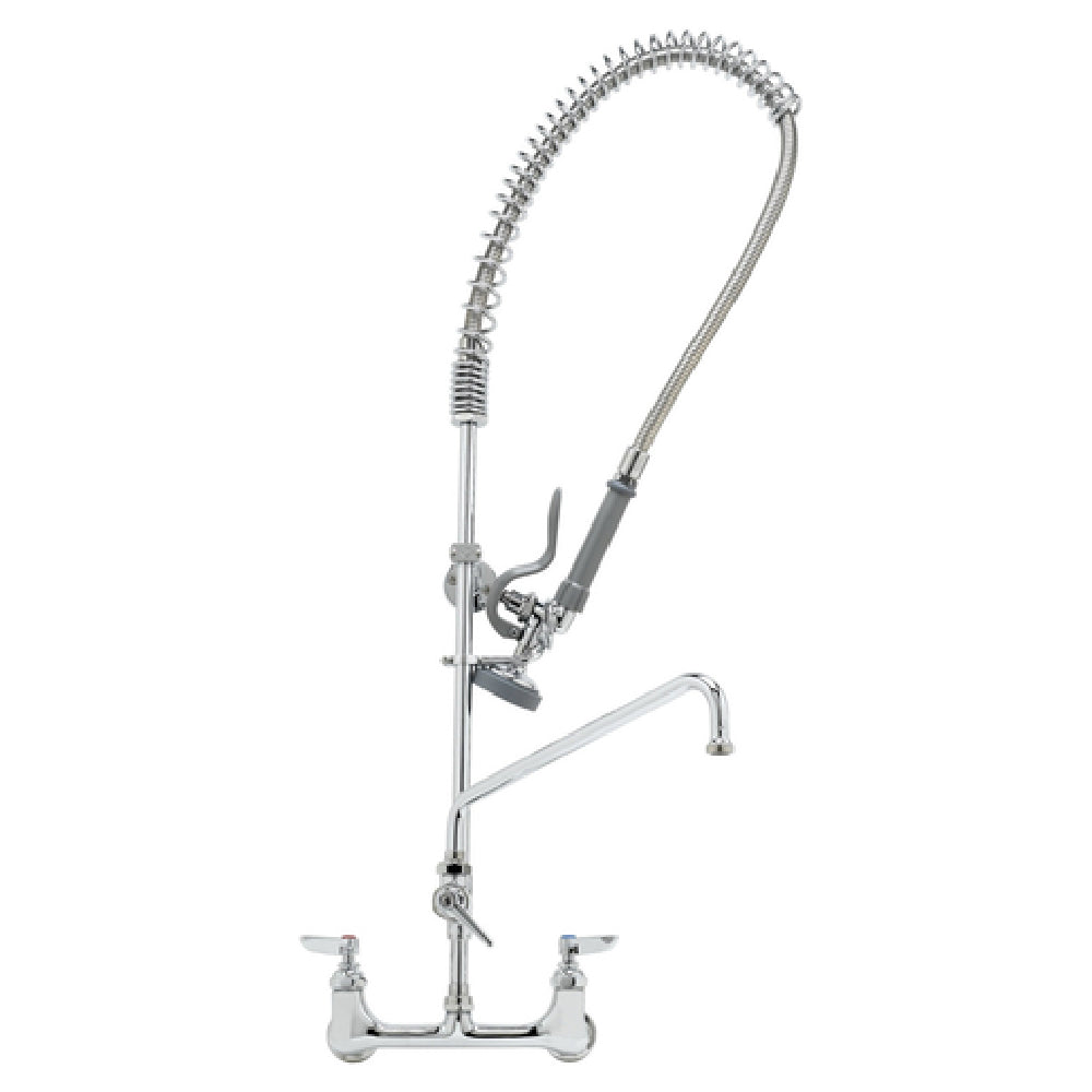 T&S Brass B-0133-ADF16-B EasyInstall Pre-Rinse Unit 8" Wall Mount Adjustable Centers