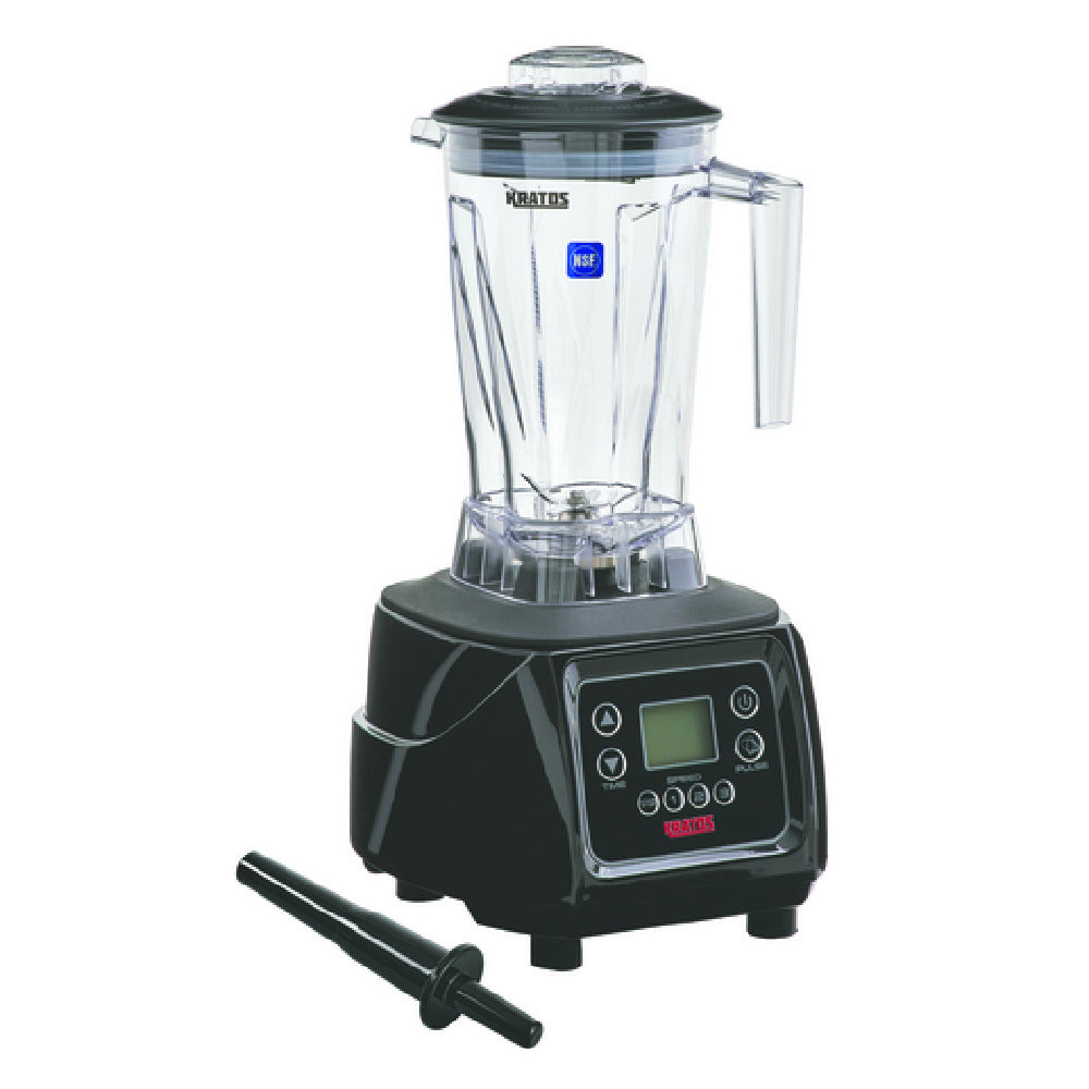 Hubert 138579 - Kratos® 29B-007 Commercial Blender, 64 Oz. Capacity, Digital Controls With LCD Timer