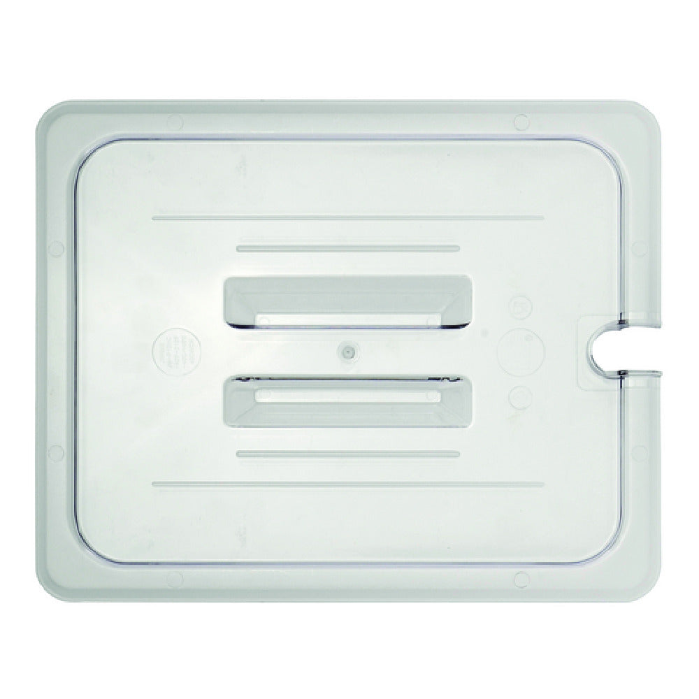 Hubert 20458 - Hubert® Notched Food Pan Cover, 12-4/5"L X 10-3/7"W, With Handle