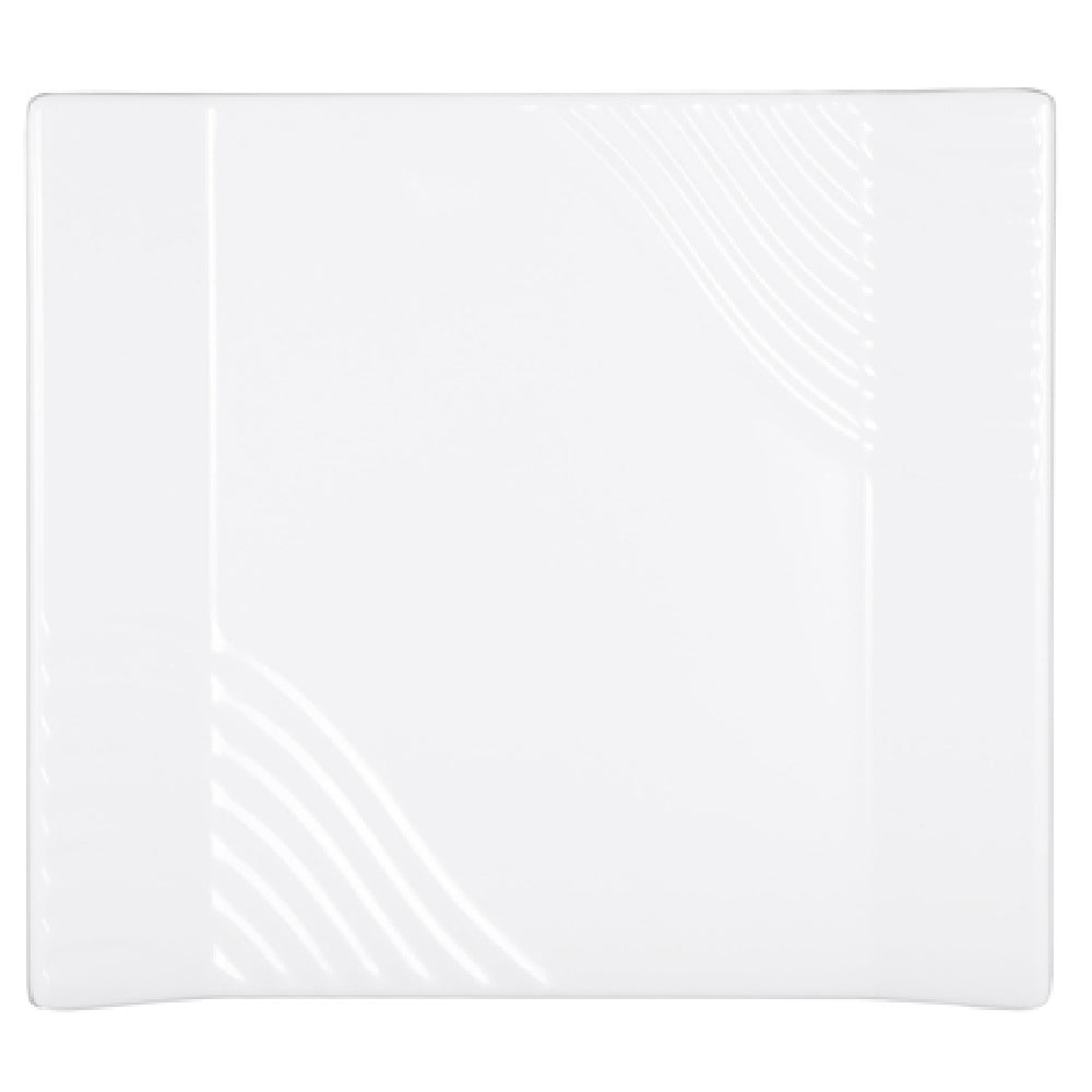 Elite Global Solutions M910-NW Platter 10" X 9" X 1"H Square