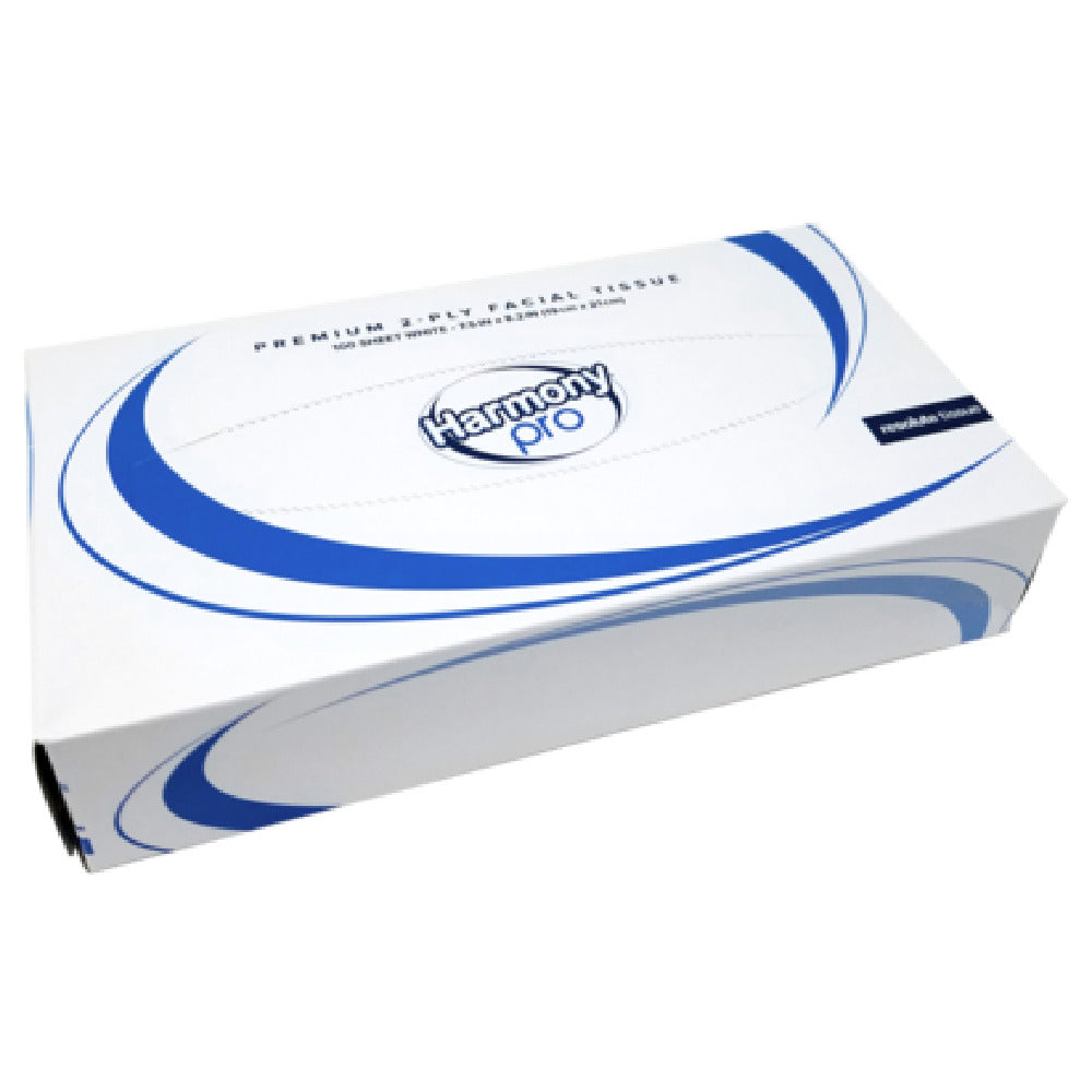 JMC Janitorial RES324330 - Harmony Pro, Facial Tissue 7.5 X 8.2 SHEET 2 PLY 30/100/3000