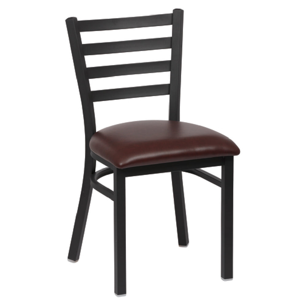 Royal ROY 9001 BRN - Side Chair, Ladder Back, 17"L X 16-1/2"W X 33-1/2"H