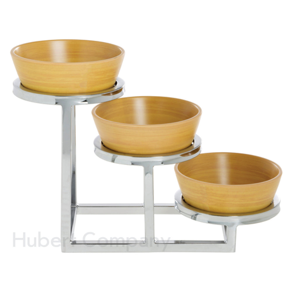 Hubert 36105 - Cerve Collection Bowl Holder, 3-tier, 6"L X 14 7/10"W X 8 2/5"H