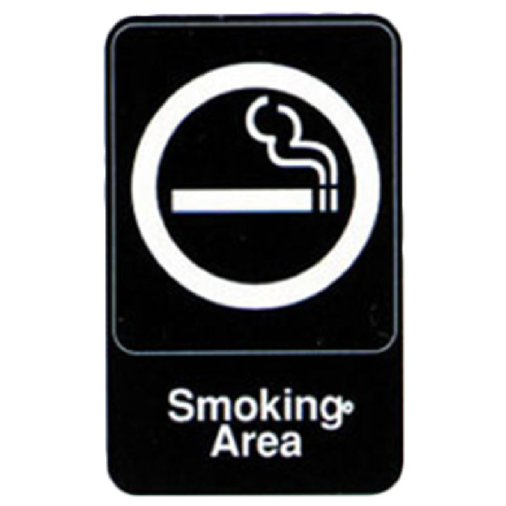 Royal ROY 695614 - Sign, 6" X 9", "Smoking Area"