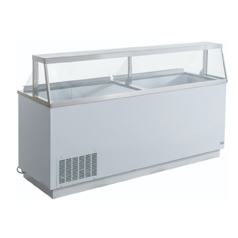 USR Brands DIP-88 Coldline Ice Cream Dipping Cabinet 88"W Bottom Mounted Self-contained Refrigeration