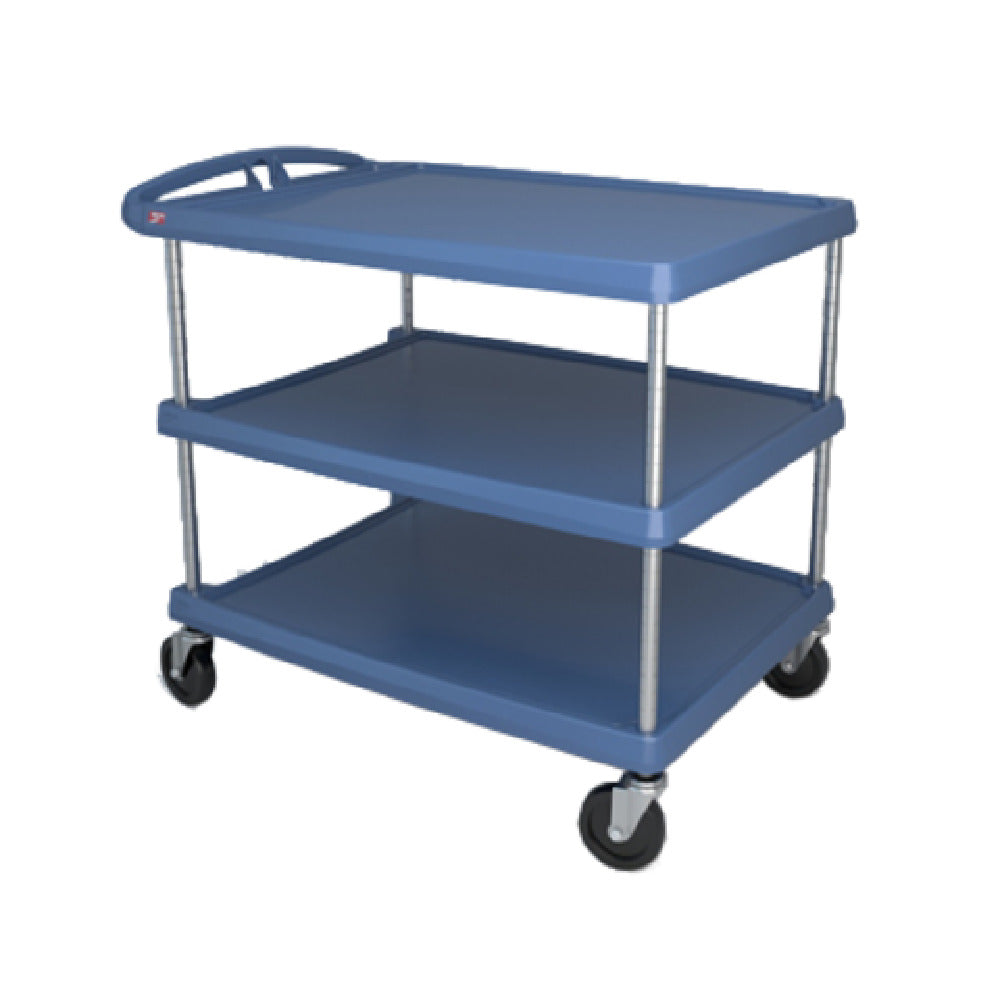 Metro MY2636-35BU Quick Ship MyCart™ Series Utility Cart (3) Shelves Open Base