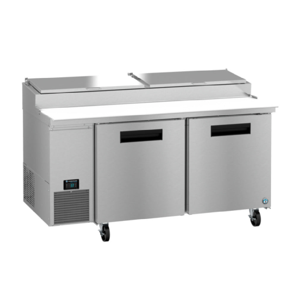 Hoshizaki PR67B - Steelheart Series Pizza Prep Table, Reach-in, Two-section