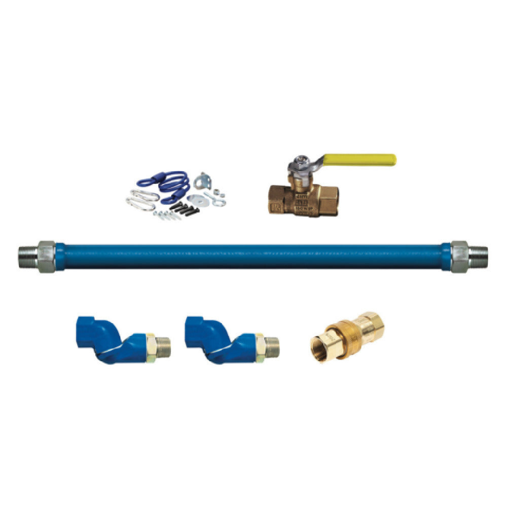 Dormont 1675KITB2S48 - Dormont Blue Hose™ Moveable Gas Connector Kit, 3/4" Inside Dia.
