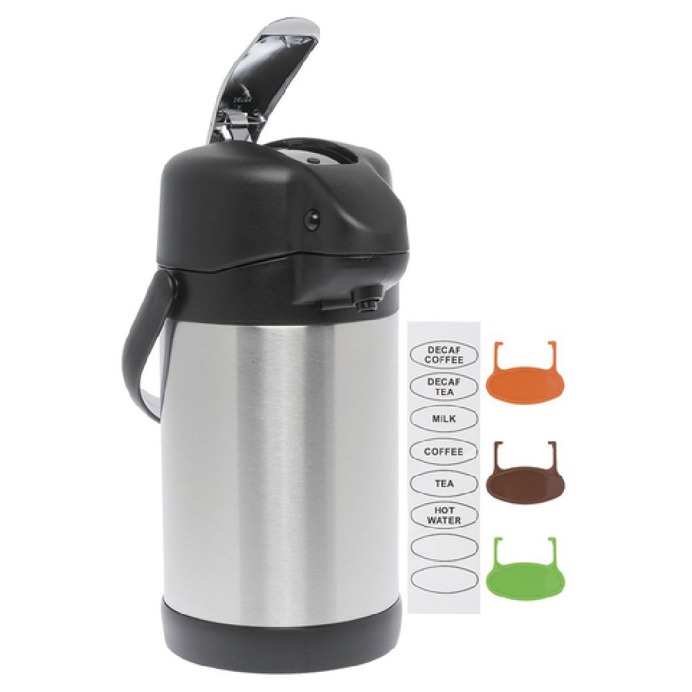 Hubert 76560 - Airpot, 2-1/2 Liter, 8-3/4" X 6-1/4" X 13"H