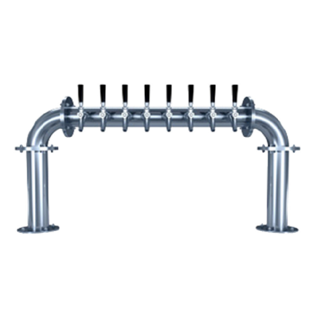 Micro Matic BG-U-8KR Biergarten "U" Draft Beer Tower Countertop 40-3/4"W X 18-7/8"H