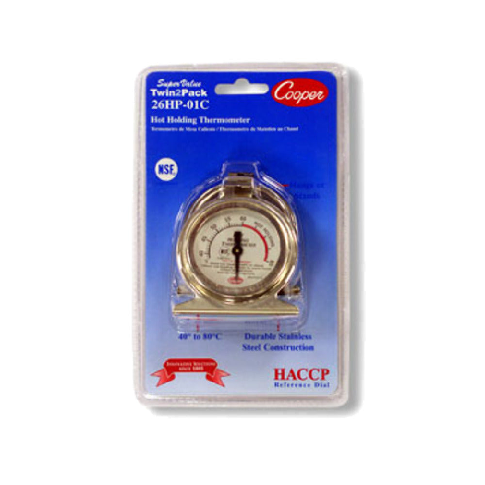 Cooper Atkins 26HP-01C-2 Proofing/Holding Cabinets Thermometer HACCP Reference Dial And Colored Holding Zone