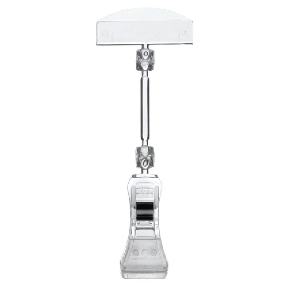 Hubert 44498 - Sign Holder, 6"H, Clip-on