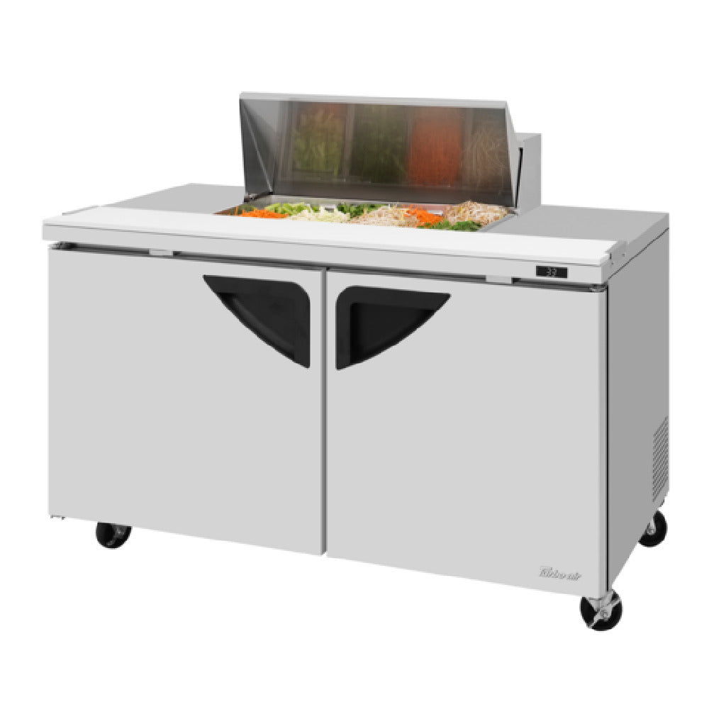 Turbo Air TST-60SD-08S-N-M Super Deluxe Sandwich/Salad Unit Two-section 60-1/4"W X 30"D X 37-5/8"H