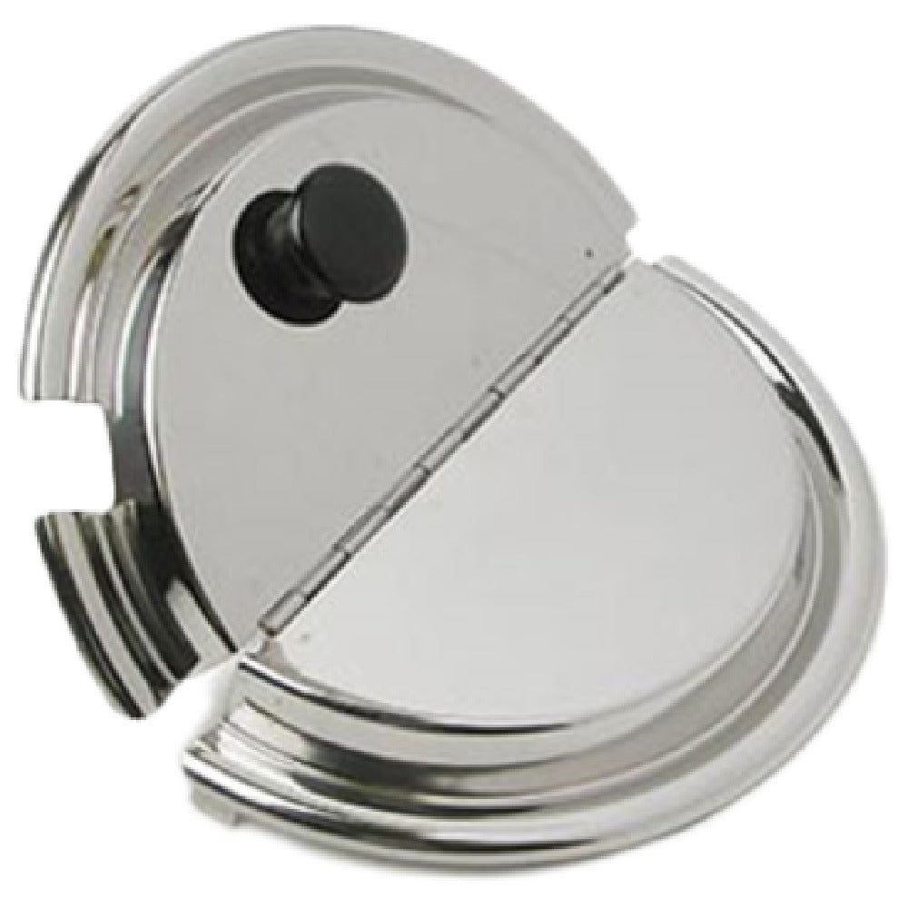 Royal ROY IST 8 1/2 HNC - Inset Lid, 8-1/2" Dia. Hinged, Notched