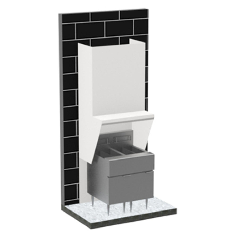 Avtec SSA-FRYER2-20 - SimpleSpec Fryer Hood, Type I, Wall Mount