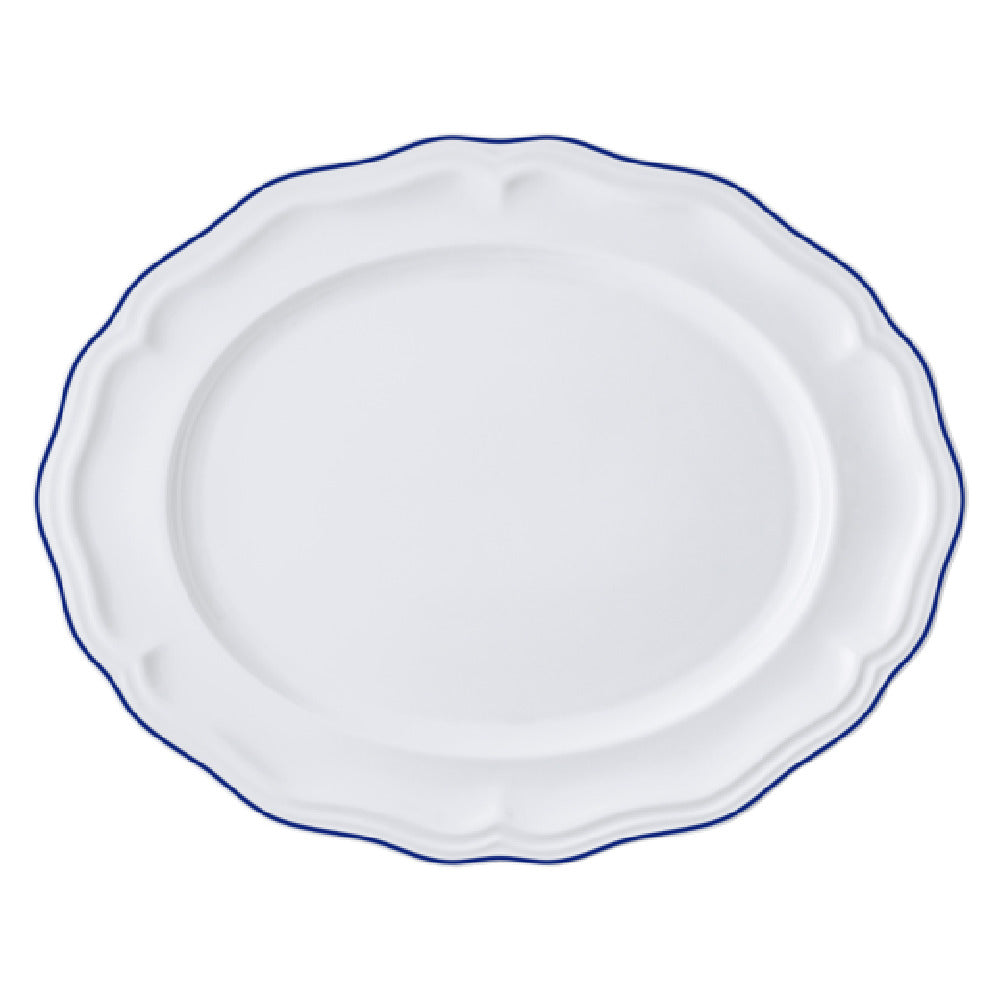 Steelite 62570FP817 Oval Platter 13.0" X 10.5" X 1.0" Adelina