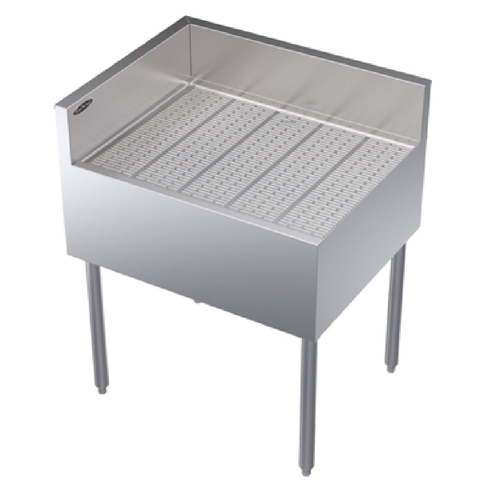 Krowne KR24-C30L Royal Series Underbar Corner Drainboard Free Standing 30"W X 24"D X 36-1/2"H O.A.