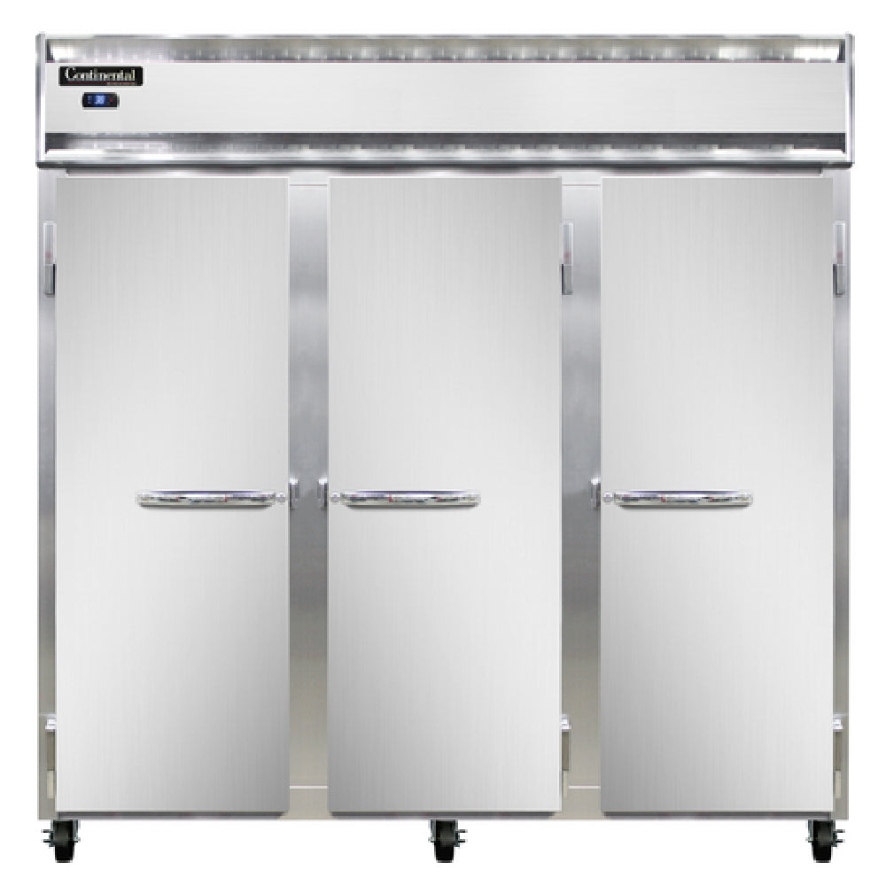 Continental Refrigerator 3RSNSS Refrigerator Reach-in Three-section