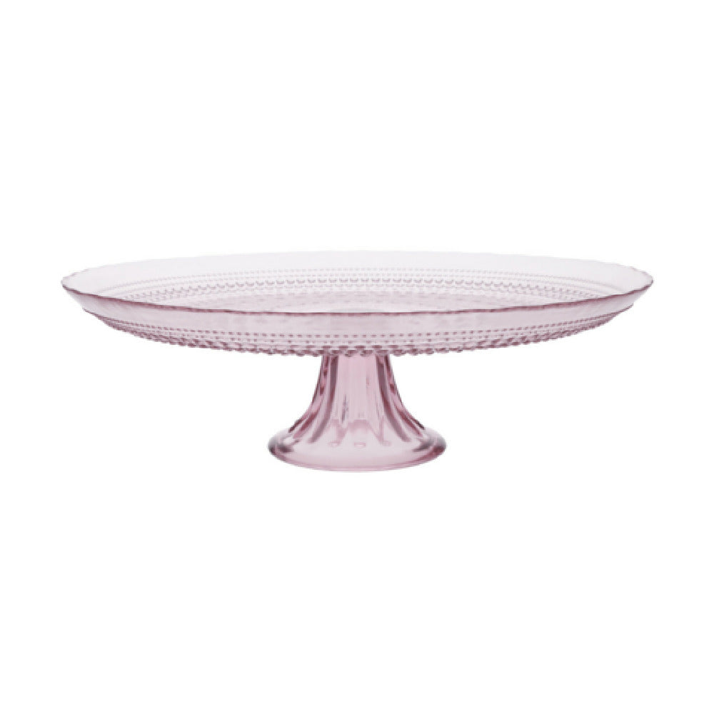 Fortessa JUPPK.CAKE.13 Jupiter Cake Stand 13"x13"x4.3" (33x 33x11cm) Pink