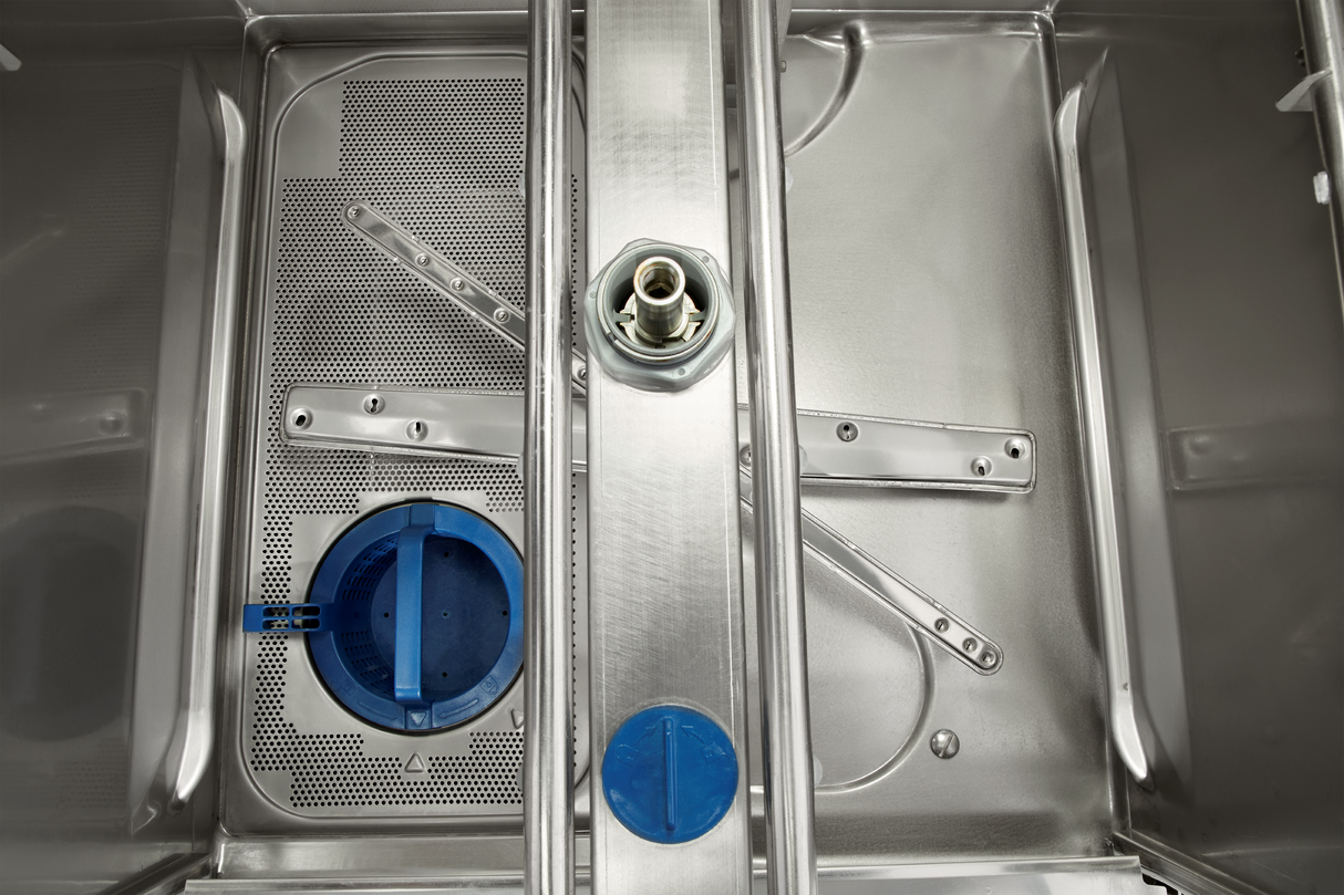 Hobart AMTL-2 Dishwasher 80 Rack Per Hour High Temp Electric Stainless Steel with Dual Wash Chambers