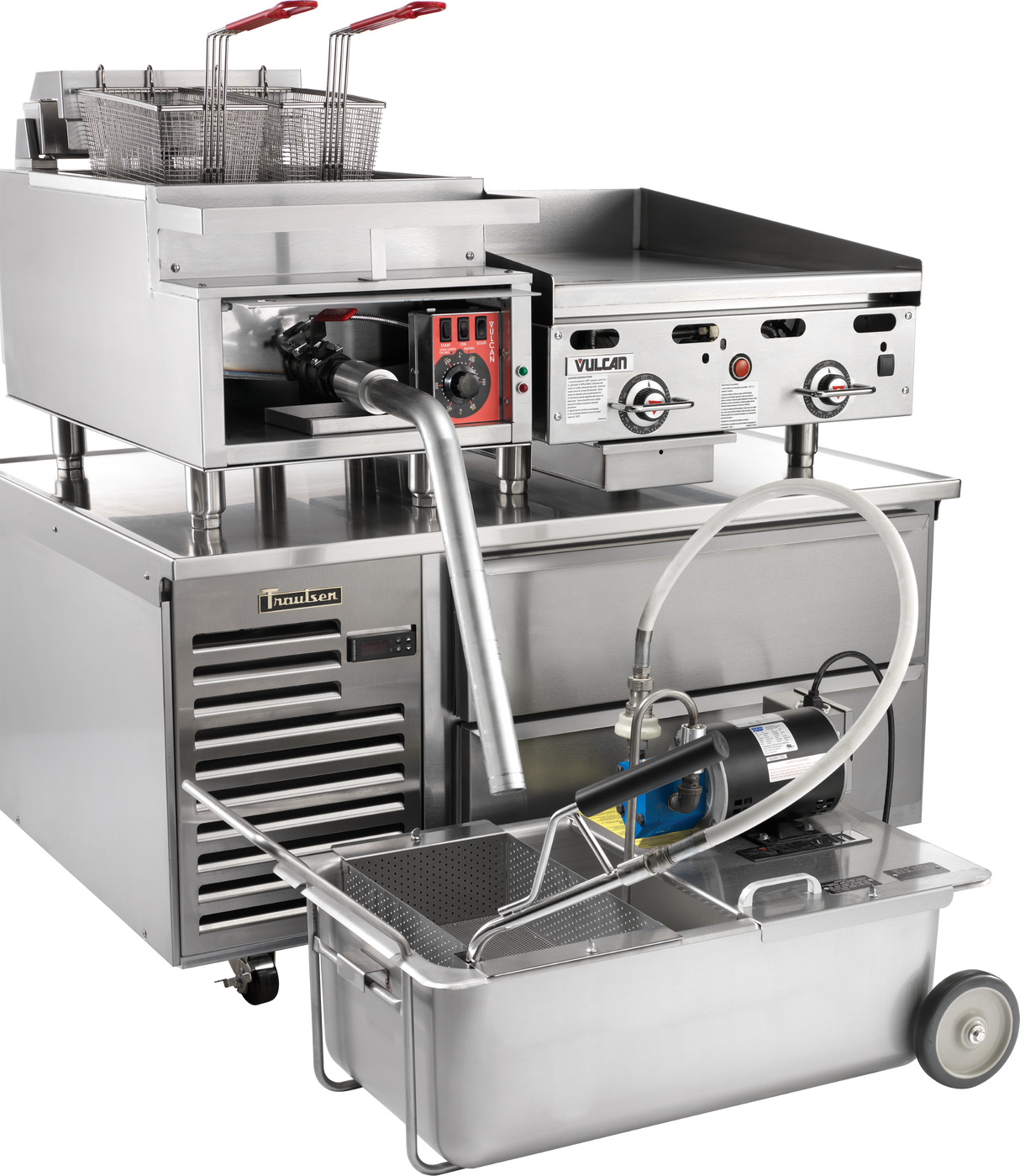 Vulcan CEF40 18 Inch Electric Deep Fryer Stainless Steel with 40 lbs Oil Capacity