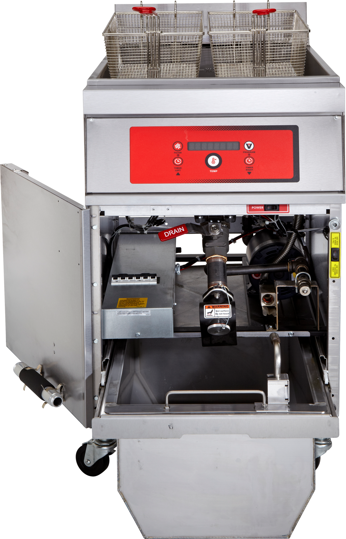 Vulcan 1ER85DF_208/60/3 21 Inch Electric Deep Fryer with Digital Controls