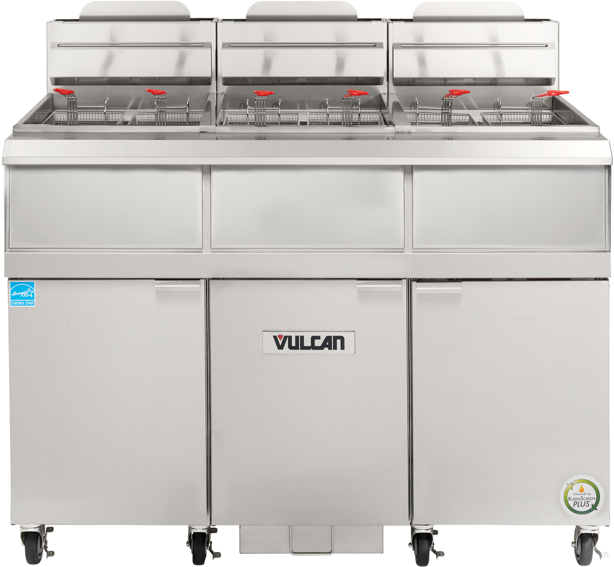 Vulcan 3VHG50AF_NAT 46 Inch QuickFry Gas Deep Fryer 225000 BTU