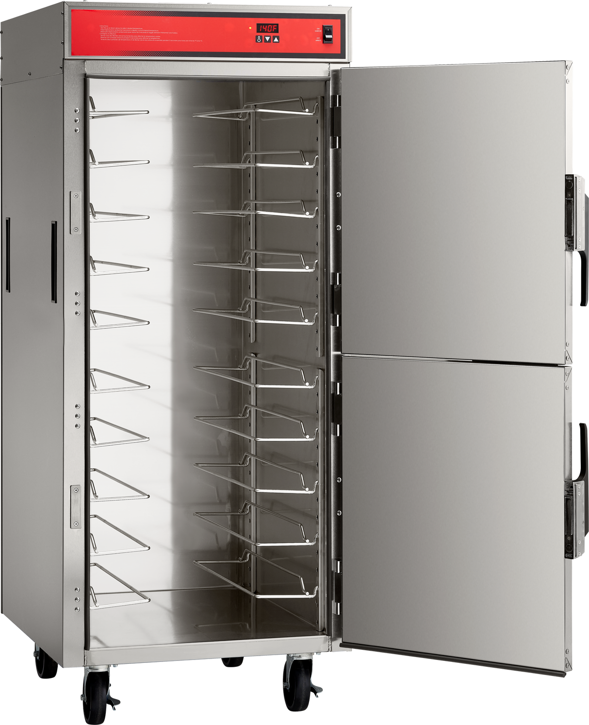 Vulcan VBP15ES_208-240/60/1 27 Inch Heated Cabinet Mobile 20 Gauge Stainless Steel with Adjustable Tray Slides