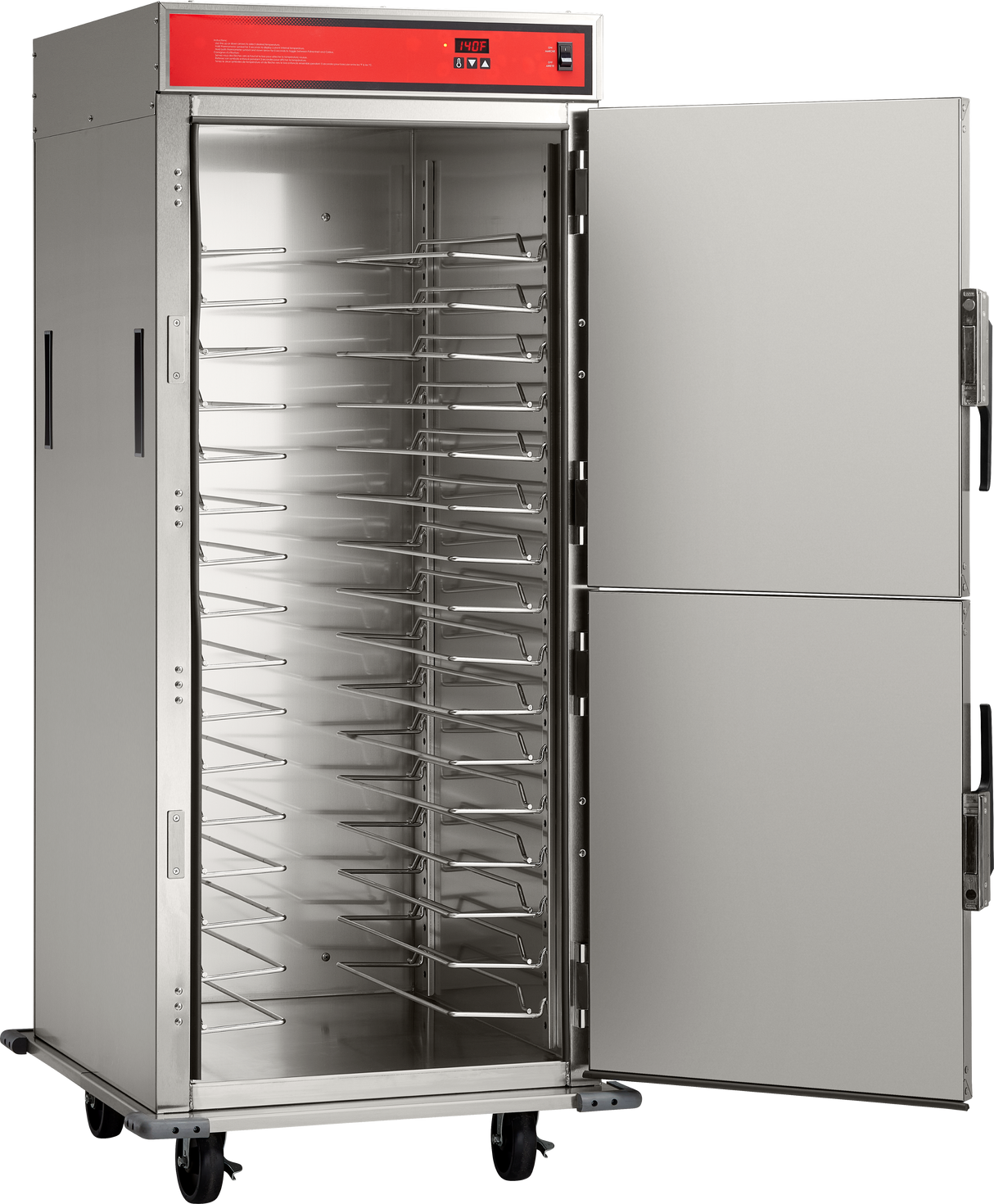 Vulcan VBP18ES-QS-PLATINUM 27 Inch Mobile Heated Cabinet 20 Gauge Stainless Steel with Adjustable Tray Slides