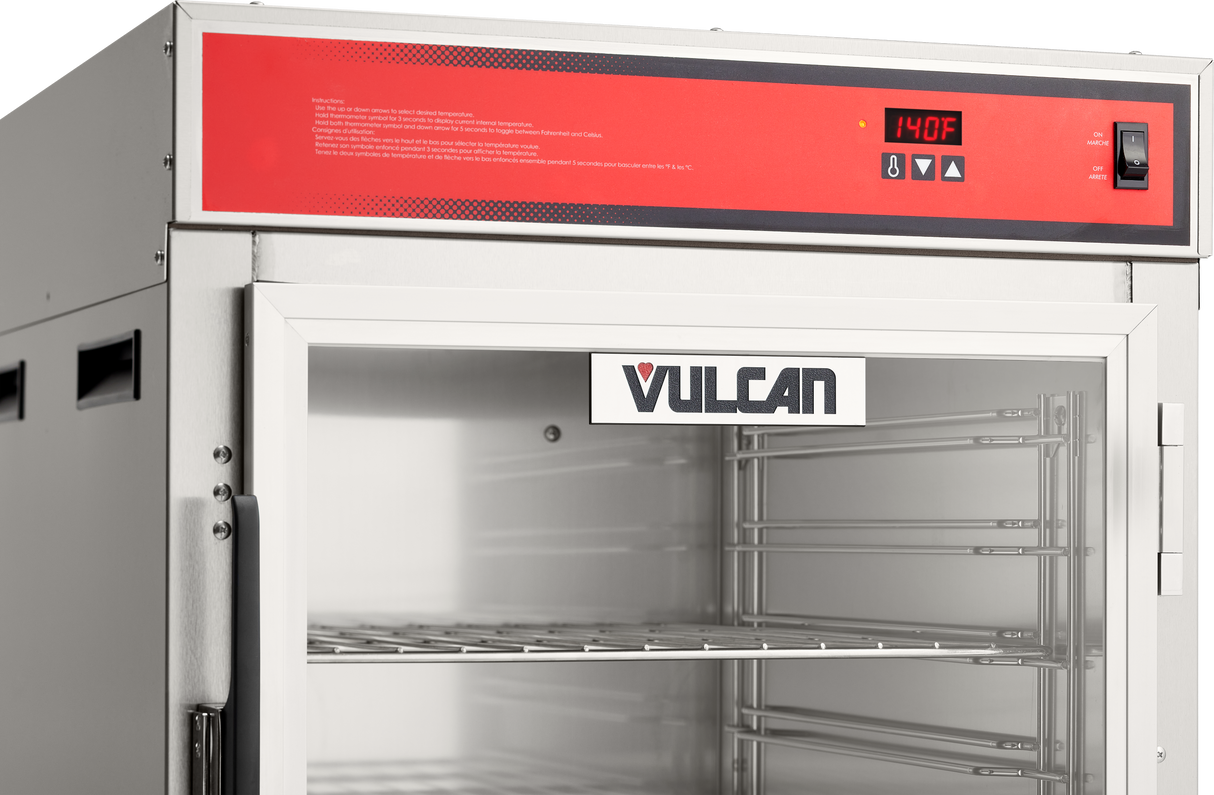 Vulcan VBP7SL_208/60/1 27 Inch Heated Cabinet Mobile and Stainless Steel with Adjustable Shelves